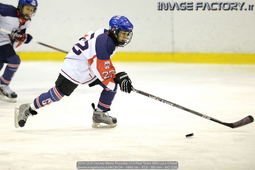 2014-12-07 Hockey Milano Rossoblu U12-Real Torino 0662 Luca Orlandi